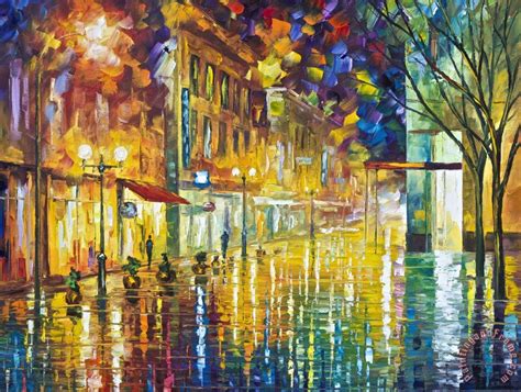 Leonid Afremov Scent Of Rain High Resolution Art Print For Sale