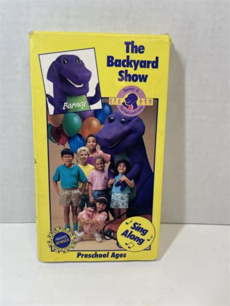 Barney Backyard Gang Vhs Barney The Backyard Show Vhs 1988 For Sale