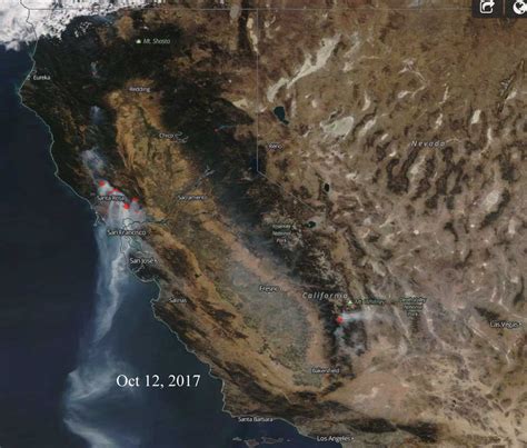 Satellite Photos Of California Wildfires Wildfire Today
