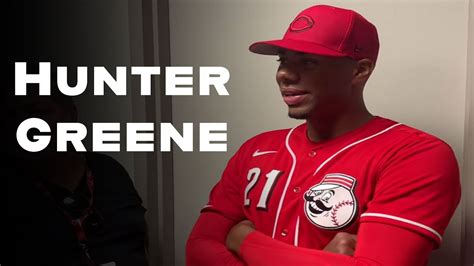 Hunter Greene Cincinnati Reds Speaks About His March St Spring Training Start Youtube
