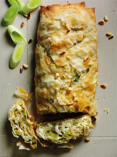 Leek Feta And Filo Roulade Step By Step Guide Claire Justine