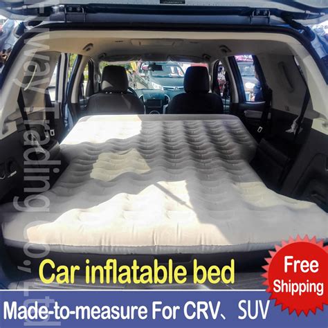 Dhl Free Shipping Suv Car Back Seat Cover Car Air Mattress Travel Bed Inflatable Mattress Air
