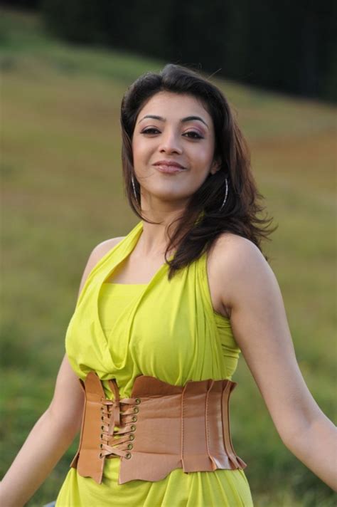 Kajal Agarwal Yellow Dress Latest Hot Song Stills ~ World Actress Photosbollywoodhollywood Hot