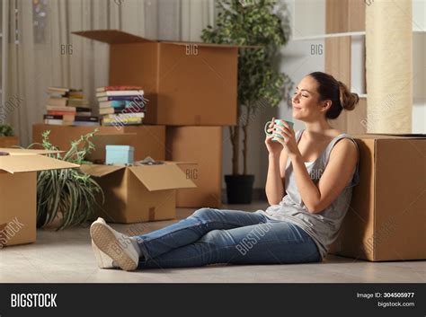 Happy Tenant Moving Image And Photo Free Trial Bigstock