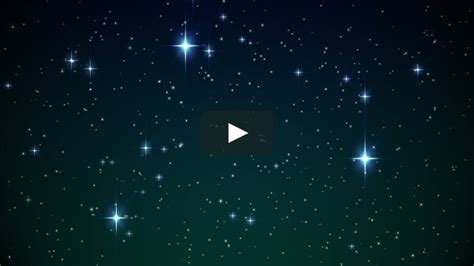 Digital Animation Of Stars Shining Brightly In Night Sky Night Skies
