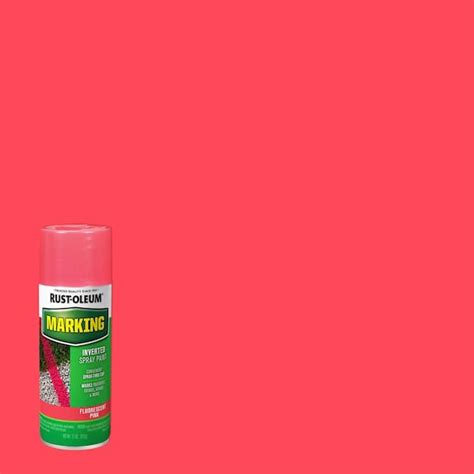 Rust Oleum Specialty 11 Oz Fluorescent Pink Marking Spray Paint 6