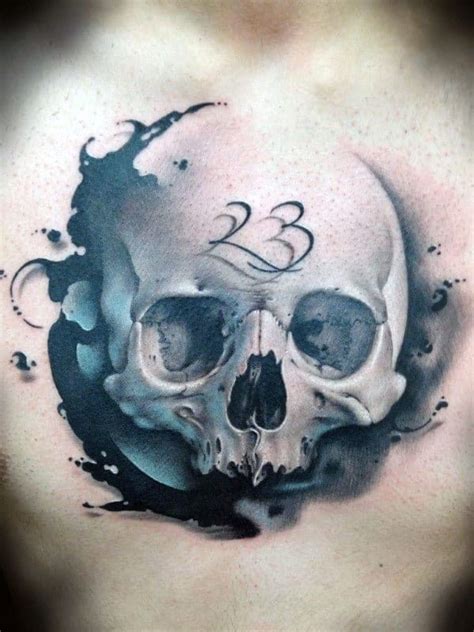 50 Awesome Skull Chest Tattoo Designs For Men 2024 Guide Skull