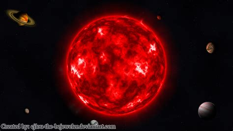 Red Giant Star With 6 Exoplanets By Cjlou The Bejeweler On