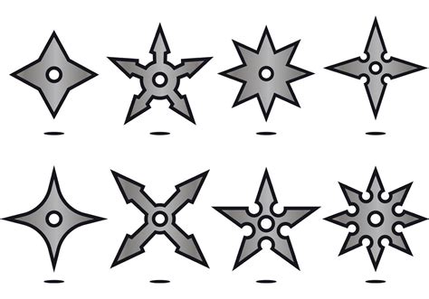 Silver Ninja Throwing Star Icon Vectors 86973 Vector Art At Vecteezy