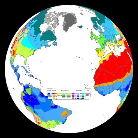 Koppen Geiger Climate Classification 2007 Science On A Sphere