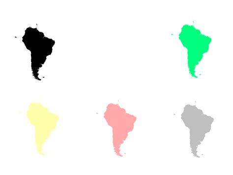 South America Map Clip Art At Clker Com Vector Clip Art Online