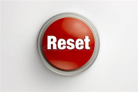 Reset Button Royalty Free Stock Photo Image 13033015
