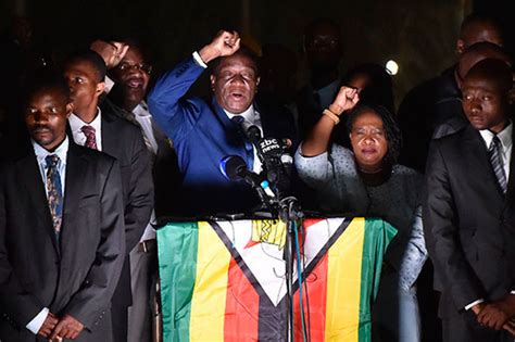¡oficial Zimbabue Anuncia A Emmerson Mnangagwa Como Nuevo Presidente