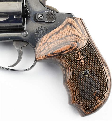 Buy Altamont Sandw J Round Revolver Grips Bateleur Real Wood Gun