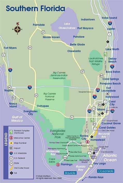 Map South Florida Color 2018