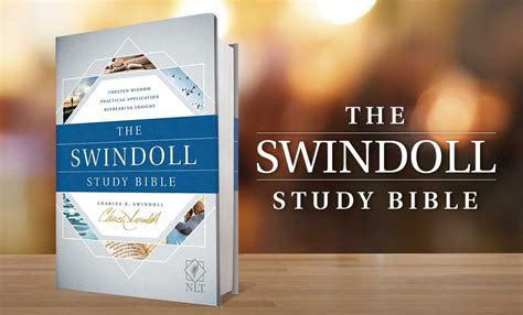 The Swindoll Study Bible Chuck Swindoll Large Print Bible List Of