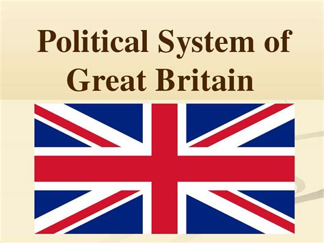 Political System Of Great Britain презентація з англійської мови