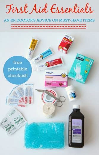 The First Aid Essentials Every Mom Needs Free Printables And A 100
