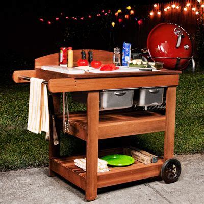 Wood Summer Grill Cart Step By Step Plans Our Rolling Prep Station