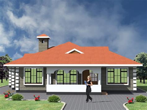 Simple 4 Bedroom House Plans In Kenya Hpd Consult