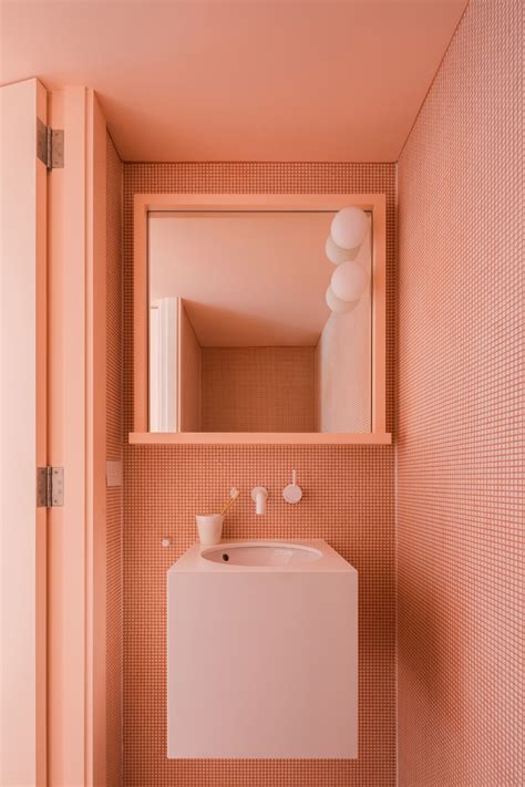 Powder Room 11 Favorite Pink Hued Bathrooms Modern Edition Bathroom