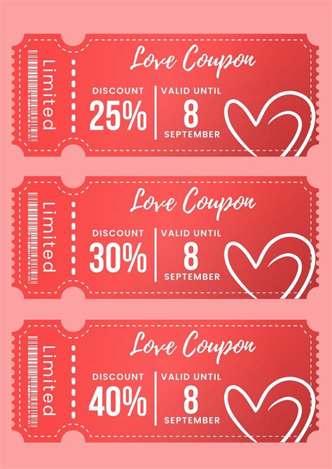 free printable love coupon templates canva 48 off