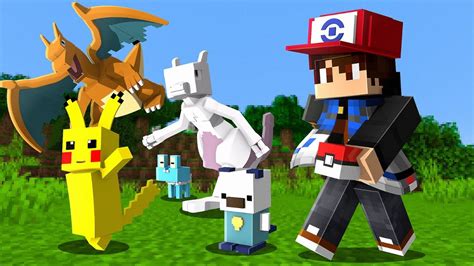 Joguei O Primeiro Mod De Pokemon 𝗡𝗢 Minecraft ‹ Ine › Youtube