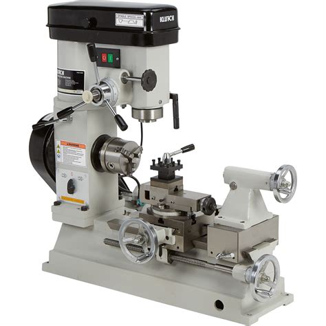 Klutch Metal Lathe Milling And Drilling Machine — 12 Hp 110v Motor