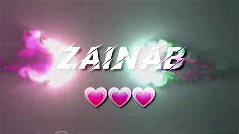 Name status name Zainab - YouTube