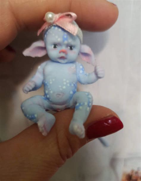 Silicone Mini Baby Avatar 2 Inch Full Silicone Body Etsy