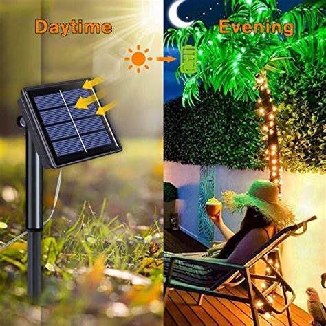 4 Pack Each 33ft 100 Led Solar Fairy Lights Outdoor Waterproof Copper