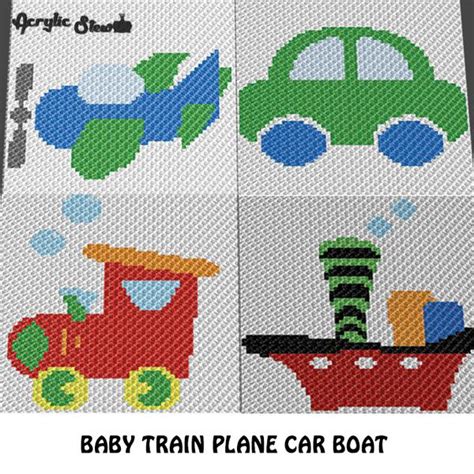 Learn how to knit the tassel stitch pattern: Baby Plane Train Car Boat Little Transport Vehicles ...