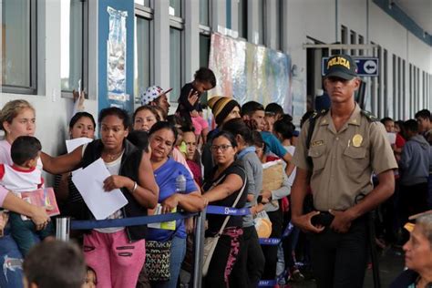 As peru is both a. Venezuelans rush to Peru border ahead of migration ...