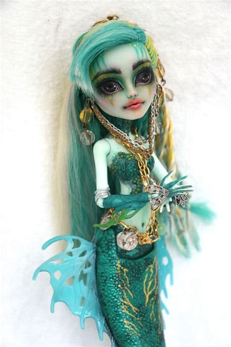 Ooak Monster High Repaint Custom Mermaid Inda Jani By Ambar