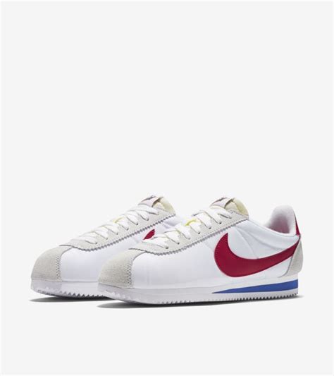 Nike Classic Cortez Premium White And Varsity Red Nike Snkrs At