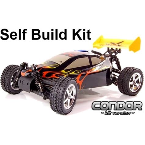 It is the best way to learn about how rc nitro car work and is also an introduction to basic mechanics. Self Build RC Car Kit Condor Nitro Buggy