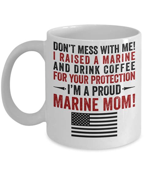 Proud Marine Mom Color Changing Mug