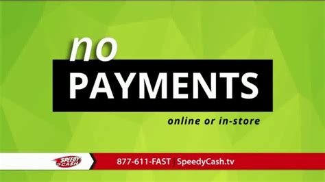 Get cash app ($5 free): Speedy Cash Express Title Loans TV Commercial, 'No ...