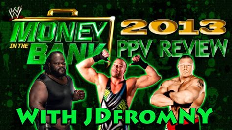 2020 wwe money in the bank results, grades jeff hardy vs. WWE Money In The Bank 2013 Review & Results w/JDfromNY206 - YouTube