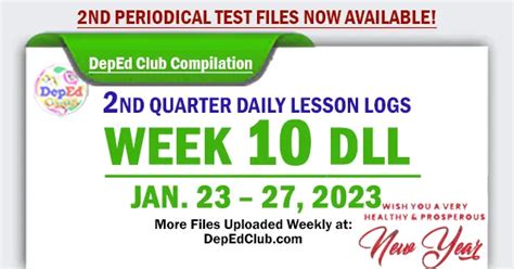 Week 10 Quarter 2 Daily Lesson Log January 23 27 2023 DLL