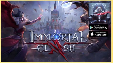 Immortal Clash Gameplay estratégia construção batalha tropas vampiros Android IOS JOGO