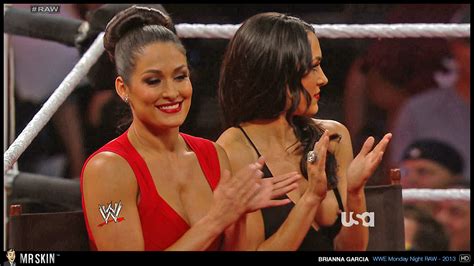 Naked Brie Bella In Wwe Monday Night Raw