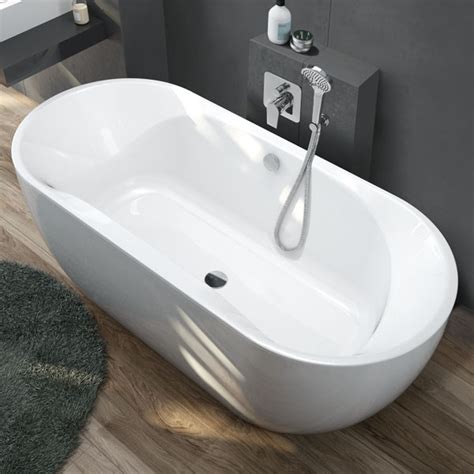 Wer die badewanne auch als dusche nutzen möchte, sollte auf. Hoesch Procasa Oval Badewanne, freistehend 180x80 ...