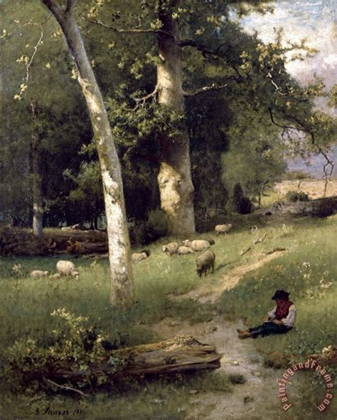 George Inness Under The Greenwood Painting Under The Greenwood Print