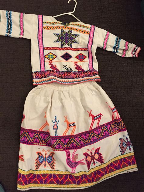 Sale Collectors Wixarika Huichol Ceremonial Outfit Girl Wirikita