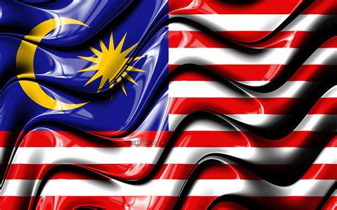 Download Wallpapers Malaysian Flag 4k Asia National Symbols Flag Of