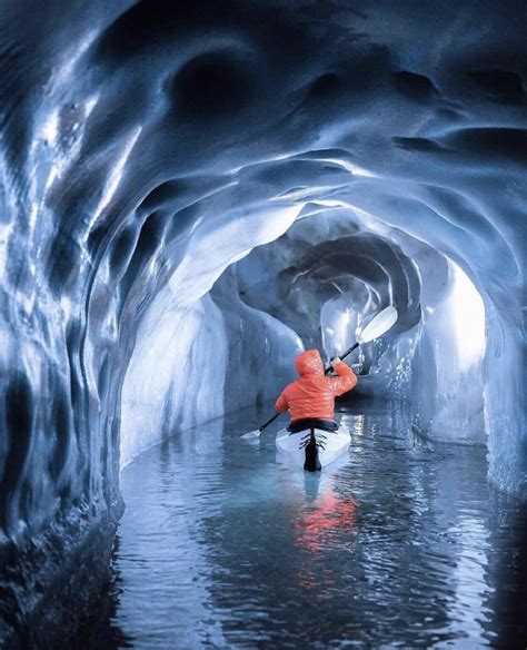 Kayaking In Ice Cave Rbeamazed