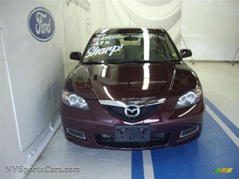 2007 Mazda Mazda3 I Sport Sedan In Phantom Purple Mica Photo 2