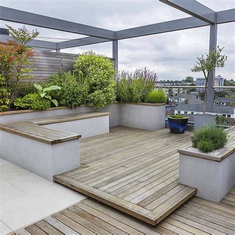 Natural little house with garden back and grounds ideas with many inexperienced planting grass tree flower growth bamboo fence and little stone for. The 25+ best Terrace garden ideas on Pinterest | How to ...