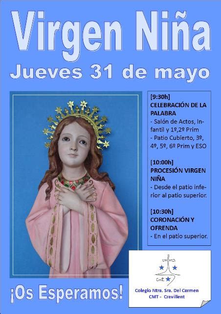 Virgen NiÑa Colegio Ntra Sra Del Carmen Crevillent Alicante